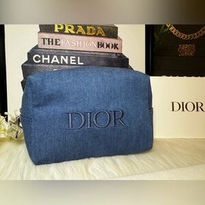 DIOR Limited Edition Denim Cosmetic bag NEW 💫